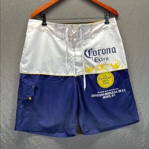 Corona Blue and White Cargo‎ Shorts